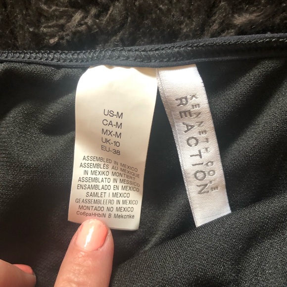 👙Kenneth Cole NWT Black Crochet Bikini Set Top AND Bottom Size Medium 👙 - Picture 7 of 11